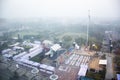 Aerial view landscape and cityscape of New delhi city from Select Citywalk shopping centre at Saket District in New Delhi, India Royalty Free Stock Photo