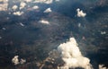 Aerial view of landscape Royalty Free Stock Photo