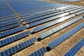 Aerial View of a Large Solar Array