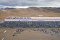 Tesla Gigafactory building viewed from overhead