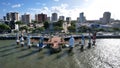 Aerial view of Largo da Gente Sergipana in Aracaju, Sergipe, Brazil Royalty Free Stock Photo