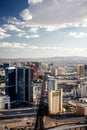 Aerial view of Las Vegas