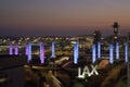 Aerial view of LAX