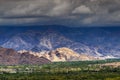 Aerial view of Leh City, Landscape , Ladakh, Jammu and Kashmir, India Royalty Free Stock Photo