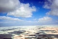 Aerial view of Lencois Maranhenses National Park, Brazil Royalty Free Stock Photo