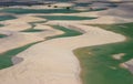 Aerial view of Lencois Maranhenses National Park, Maranhao, Brazil Royalty Free Stock Photo