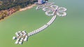 Aerial view of the Lexis Hibiscus Hotel Port Dickson, off the Malaysia coast Royalty Free Stock Photo