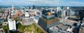 Aerial view of the library of Birmingham, Baskerville House, Centenary Square Royalty Free Stock Photo