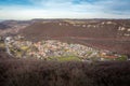 Aerial View of Lichtenstein City (Honau) - Lichtenstein, Germany