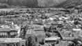 Aerial view of Lienz, Austria Royalty Free Stock Photo