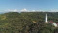 Cape Bojeador Lighthouse. Philippines, Luzon. Royalty Free Stock Photo