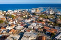 Aerial view of Limassol, Cyprus. Old port area Royalty Free Stock Photo