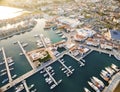 Aerial view of Limassol Marina, Cyprus Royalty Free Stock Photo