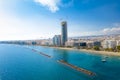 Aerial view of Limassol seafront. Cyprus