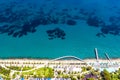 Aerial view of Limassol seafront promenade, Cyprus