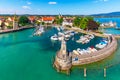 Aerial view of Lindau, Bodensee, Germany Royalty Free Stock Photo