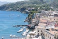 Aerial view of Lipari at Aeolian Islands, Italy. Royalty Free Stock Photo