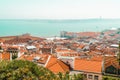 Aerial View Of Lisbon City Rooftops, Portugal Royalty Free Stock Photo