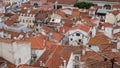 Aerial view of Lisbon city