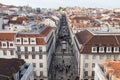 Aerial view of Lisbon cityscape Royalty Free Stock Photo