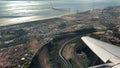 Aerial view of Lisbon and Tagus River