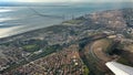 Aerial view of Lisbon and Tagus River