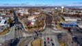 Aerial view of the little town of Meridian Idaho