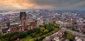 Aerial view of the Liverpool Cathedral in England Royalty Free Stock Photo