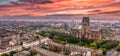 Aerial view of the Liverpool Cathedral in England Royalty Free Stock Photo