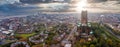 Aerial view of the Liverpool Cathedral in England Royalty Free Stock Photo