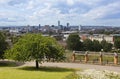 An Aerial View of Liverpool, England, from Everton Park, UK, GB Royalty Free Stock Photo