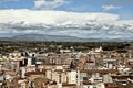 Aerial view of Lleida, Spain Royalty Free Stock Photo