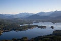 Aerial view of Lois Lake Royalty Free Stock Photo