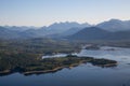 Aerial view of Lois Lake Royalty Free Stock Photo