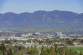 Aerial view of Loma Linda cityscape