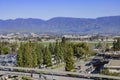 Aerial view of Loma Linda cityscape