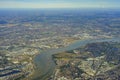 Aerial view of London