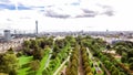 Aerial View London City View around The Regents Park Royalty Free Stock Photo