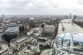 Aerial view of London in England, United Kingdom Royalty Free Stock Photo