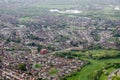 Aerial view of Bedfont, London