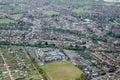 Aerial view of Marjory Kinnon School, Feltham, London Royalty Free Stock Photo