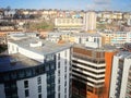 Aerial view looking down Bristol Royalty Free Stock Photo