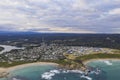 Arial view of Tomakin, NSW South Coast, Australia