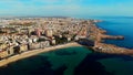 Aerial view Los Locos beach, Torrevieja, Spain Royalty Free Stock Photo