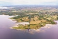 Aerial View of Lough Corrib in Ireland