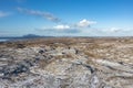 Aerial view Lough McHugh between Doochary and Lettermacaward in Donegal - Ireland