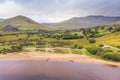 Aerial View of Lough Nafooey in Ireland