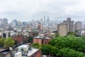 Aerial View of Lower Manhattan Royalty Free Stock Photo