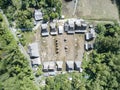 Aerial view of Luba Village