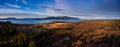 Aerial View of Lummi Island, Washington.